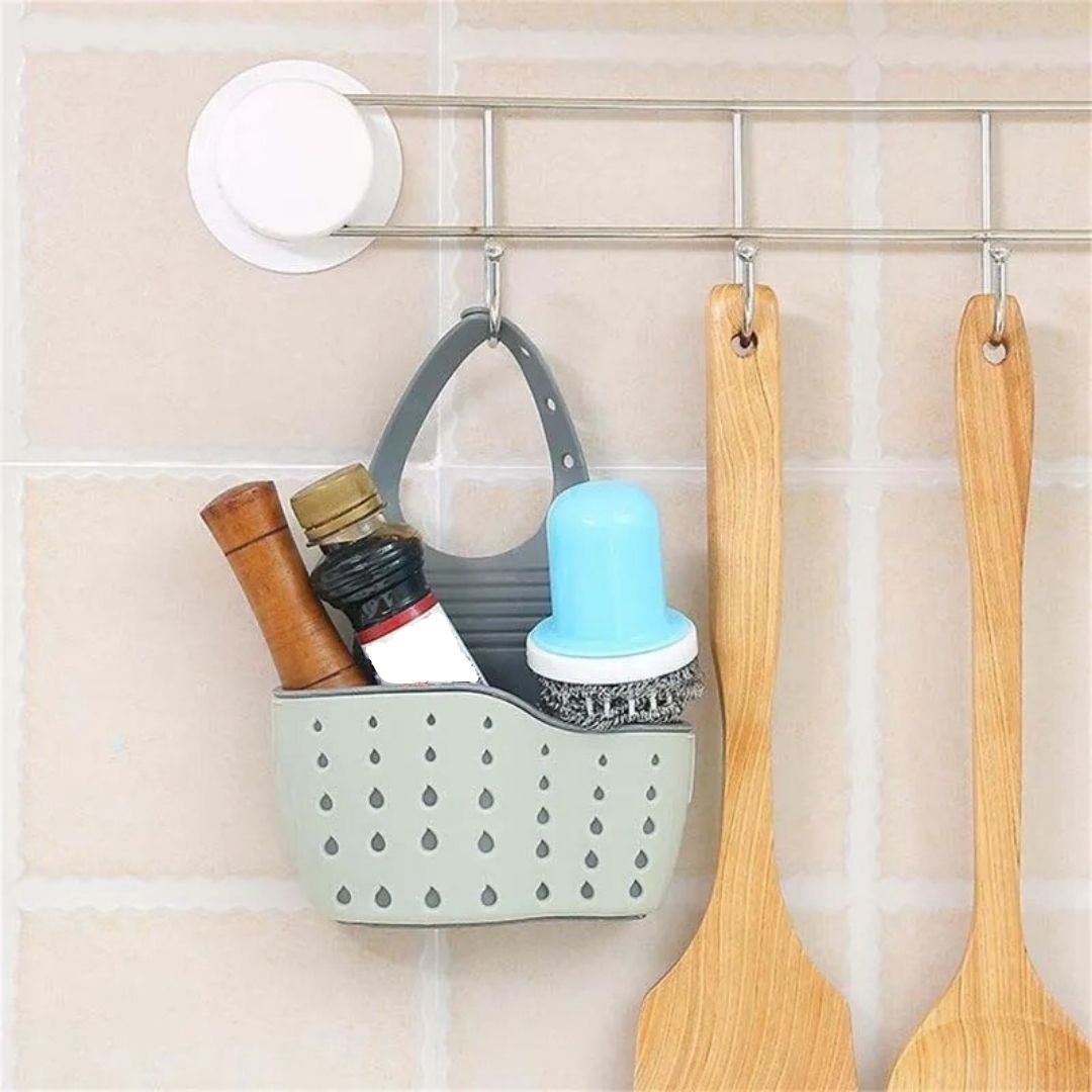 porte-éponges-évier-cuisine-avec-sangle-réglable