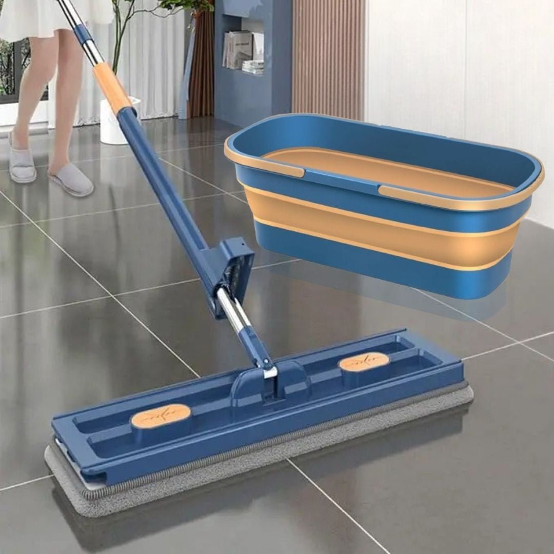 balai-plat-microfibre-maniable-essorable-fourni-avec-seau-pliable