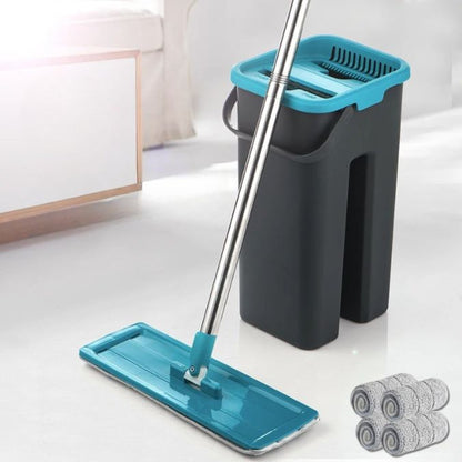 balai-microfibre-bleu-seau-essoreur-et-4-lingettes