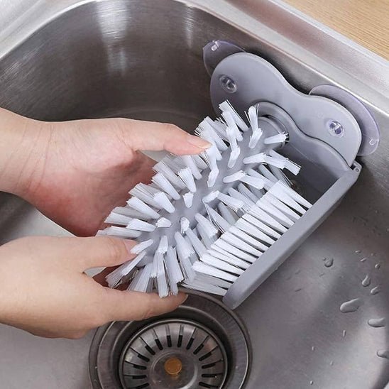 brosse-à-vaisselle-ventouses-évier-cuisine-pour-verre-bouteille
