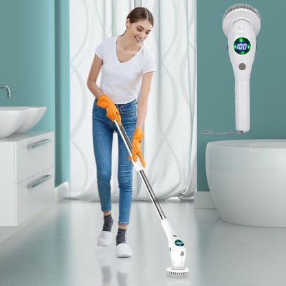 brosse-de-nettoyage-électrique-PowerProMax-manche-long-et-court