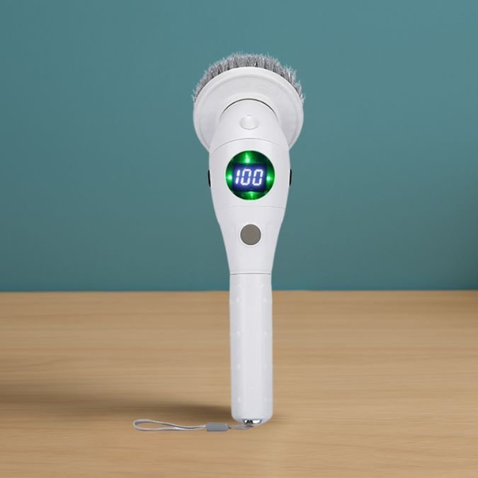brosse-de-nettoyage-électrique-PowerProMax-manche-court-avec-dragonne