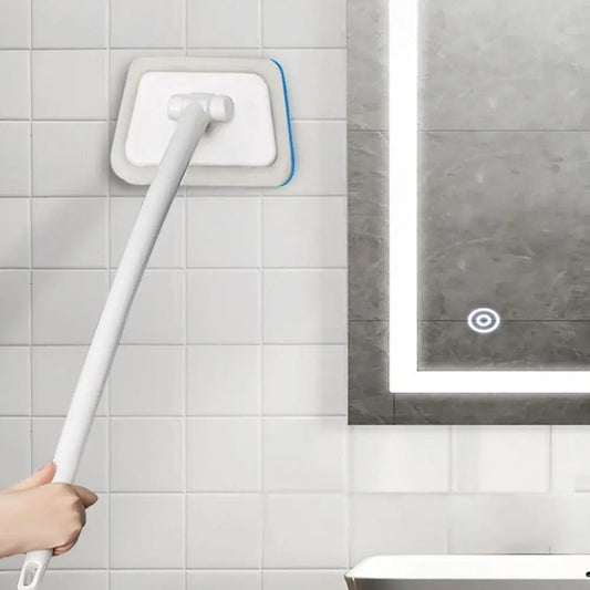 brosse-nettoyage-brosse-éponge-avec-manche-blanc-bleu