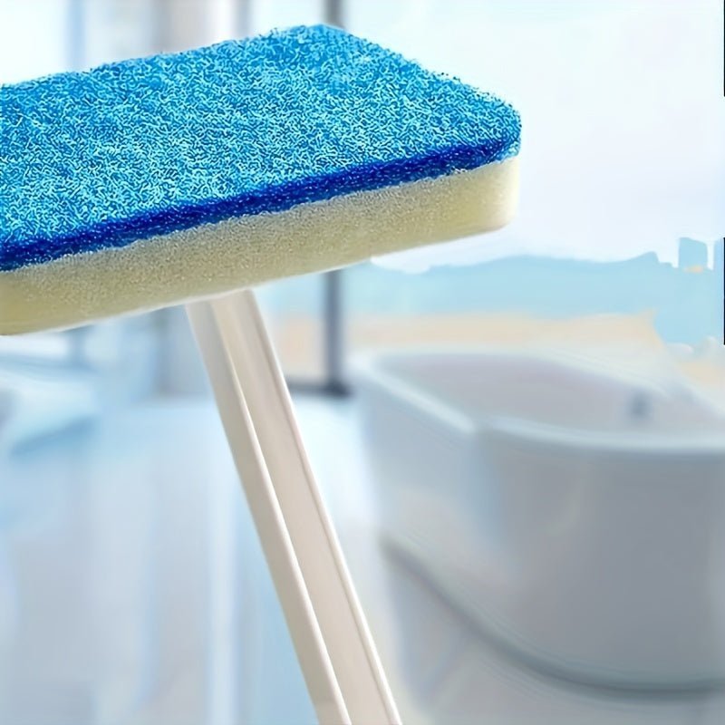 brosse-nettoyage-éponge-bleu-et-blanche-long-manche-blanc