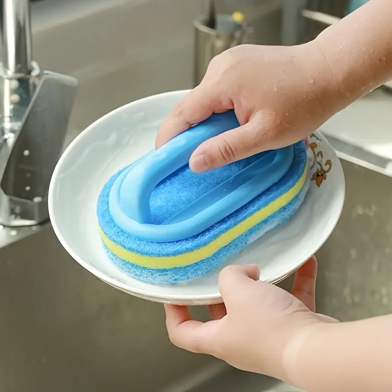 brosse-nettoyage-avec-éponge-et-poignée-pour-vaisselle-brushgrip