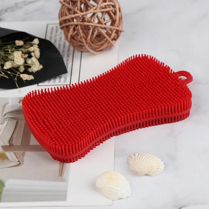 éponge-réutilisable-rouge-siliconesponge