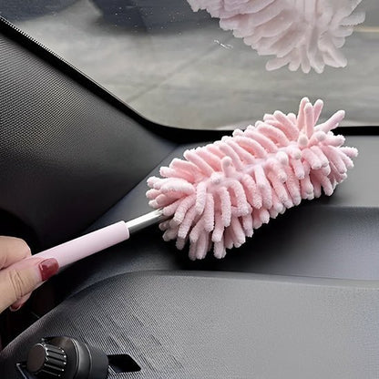 plumeau-poussière-rose-dépoussiérage-voiture