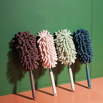 plumeau-poussière-mini-tête-microfibre-café-rose-vert-bleu
