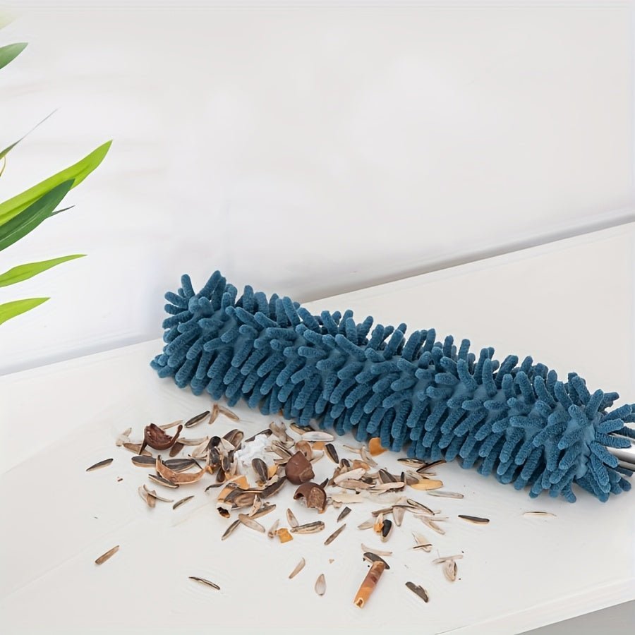 plumeau-bleu-nettoyage-saleté