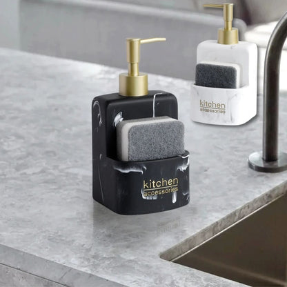porte-eponge-avec-distributeur-de-liquide-vaisselle-imitation-marbre