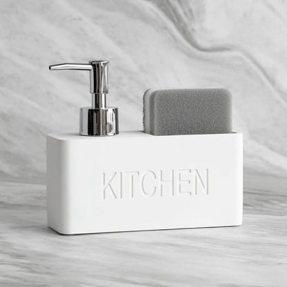 porte-éponge-blanc-distributeur-liquide-vaisselle-intégré